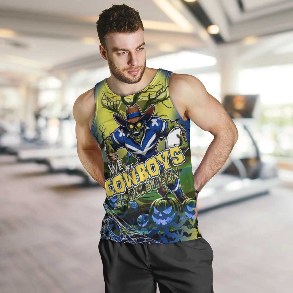 We Are Cowboys Halloween Men Tank Top Pumpkin Scary Spooky Season - Aussie Hoodie