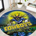 We Are Cowboys Halloween Round Carpet Pumpkin Scary Spooky Season - Aussie Hoodie