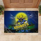 We Are Cowboys Halloween Rubber Doormat Pumpkin Scary Spooky Season - Aussie Hoodie