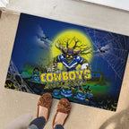 We Are Cowboys Halloween Rubber Doormat Pumpkin Scary Spooky Season - Aussie Hoodie
