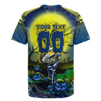 We Are Cowboys Halloween Rugby Jersey Pumpkin Scary Spooky Season - Aussie Hoodie
