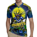 We Are Cowboys Halloween Rugby Jersey Pumpkin Scary Spooky Season - Aussie Hoodie