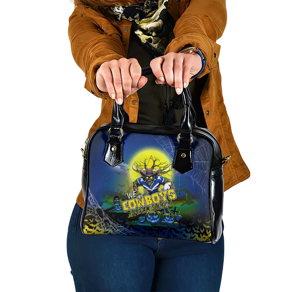 We Are Cowboys Halloween Shoulder Handbag Pumpkin Scary Spooky Season - Aussie Hoodie