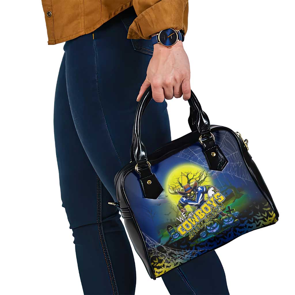 We Are Cowboys Halloween Shoulder Handbag Pumpkin Scary Spooky Season - Aussie Hoodie