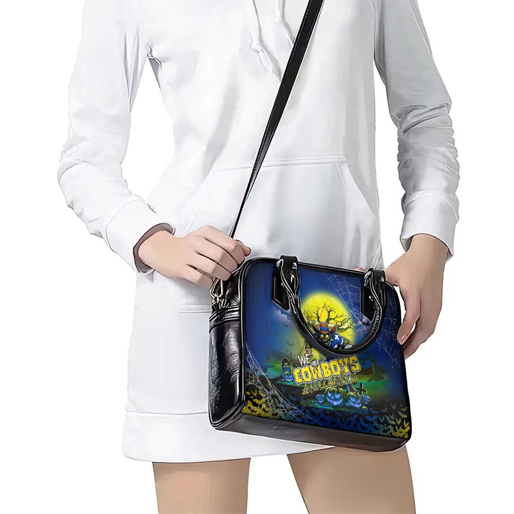 We Are Cowboys Halloween Shoulder Handbag Pumpkin Scary Spooky Season - Aussie Hoodie