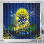 We Are Cowboys Halloween Shower Curtain Pumpkin Scary Spooky Season - Aussie Hoodie