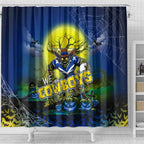 We Are Cowboys Halloween Shower Curtain Pumpkin Scary Spooky Season - Aussie Hoodie