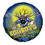 We Are Cowboys Halloween Spare Tire Cover Pumpkin Scary Spooky Season - Aussie Hoodie
