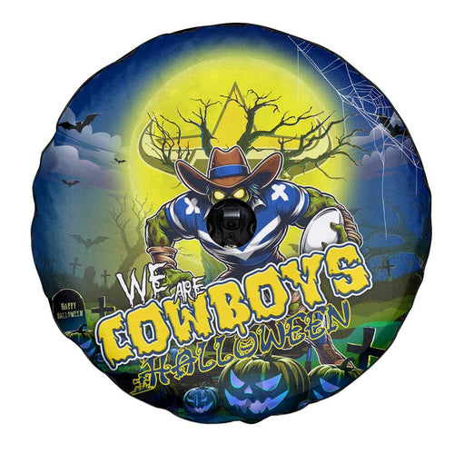 We Are Cowboys Halloween Spare Tire Cover Pumpkin Scary Spooky Season - Aussie Hoodie