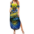 We Are Cowboys Halloween Summer Maxi Dress Pumpkin Scary Spooky Season - Aussie Hoodie