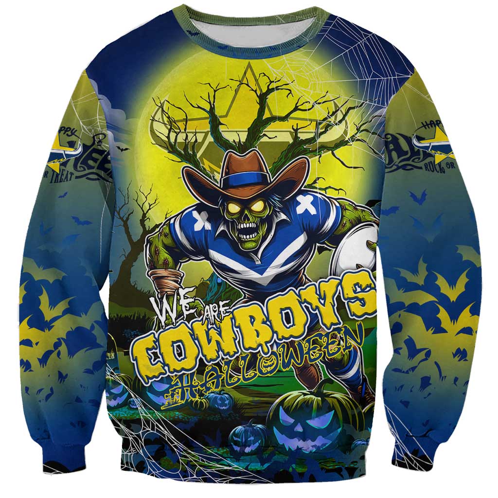 We Are Cowboys Halloween Sweatshirt Pumpkin Scary Spooky Season - Aussie Hoodie