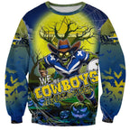 We Are Cowboys Halloween Sweatshirt Pumpkin Scary Spooky Season - Aussie Hoodie