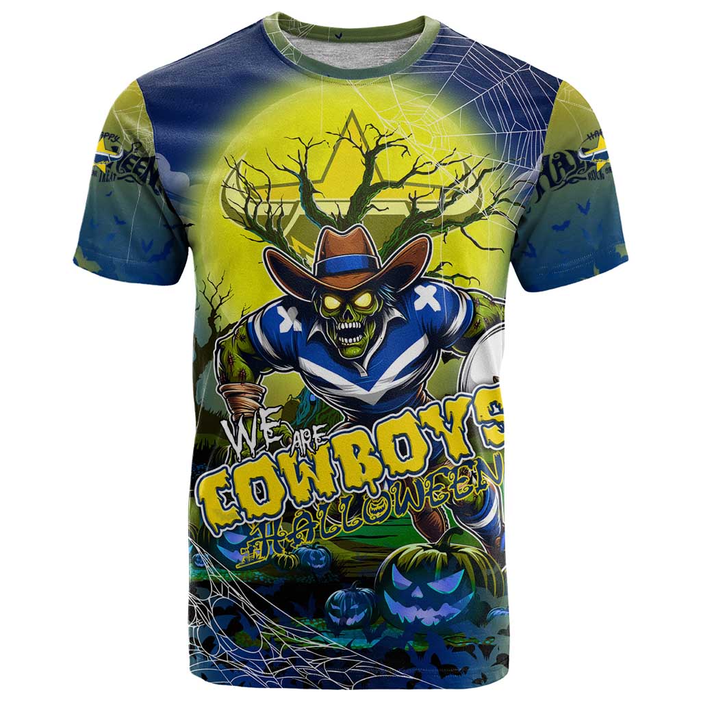 We Are Cowboys Halloween T Shirt Pumpkin Scary Spooky Season - Aussie Hoodie