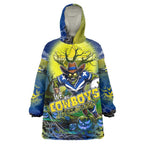 We Are Cowboys Halloween Wearable Blanket Hoodie Pumpkin Scary Spooky Season - Aussie Hoodie