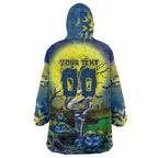 We Are Cowboys Halloween Wearable Blanket Hoodie Pumpkin Scary Spooky Season - Aussie Hoodie