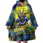 We Are Cowboys Halloween Wearable Blanket Hoodie Pumpkin Scary Spooky Season - Aussie Hoodie
