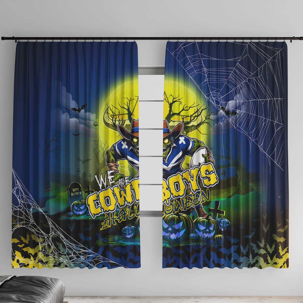 We Are Cowboys Halloween Window Curtain Pumpkin Scary Spooky Season - Aussie Hoodie