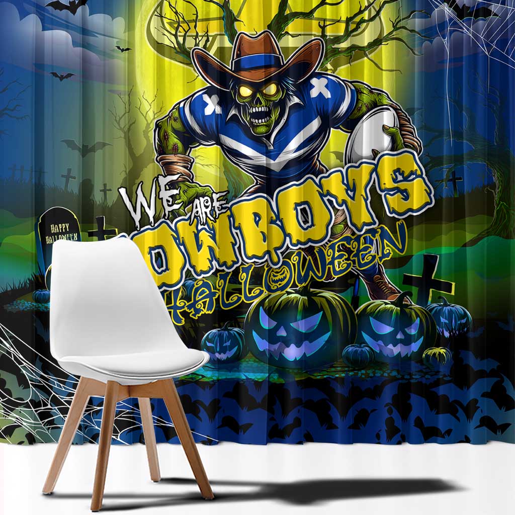 We Are Cowboys Halloween Window Curtain Pumpkin Scary Spooky Season - Aussie Hoodie