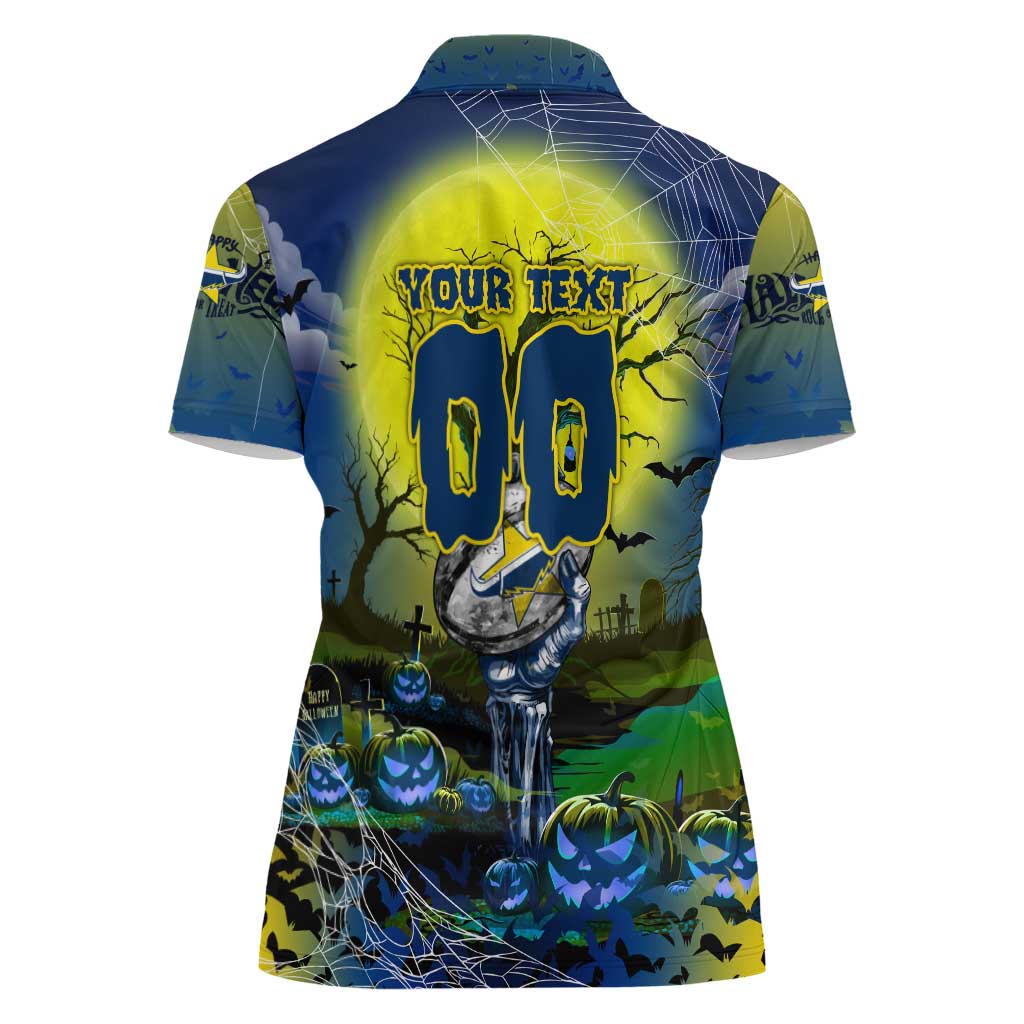 We Are Cowboys Halloween Women Polo Shirt Pumpkin Scary Spooky Season - Aussie Hoodie