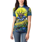 We Are Cowboys Halloween Women Polo Shirt Pumpkin Scary Spooky Season - Aussie Hoodie