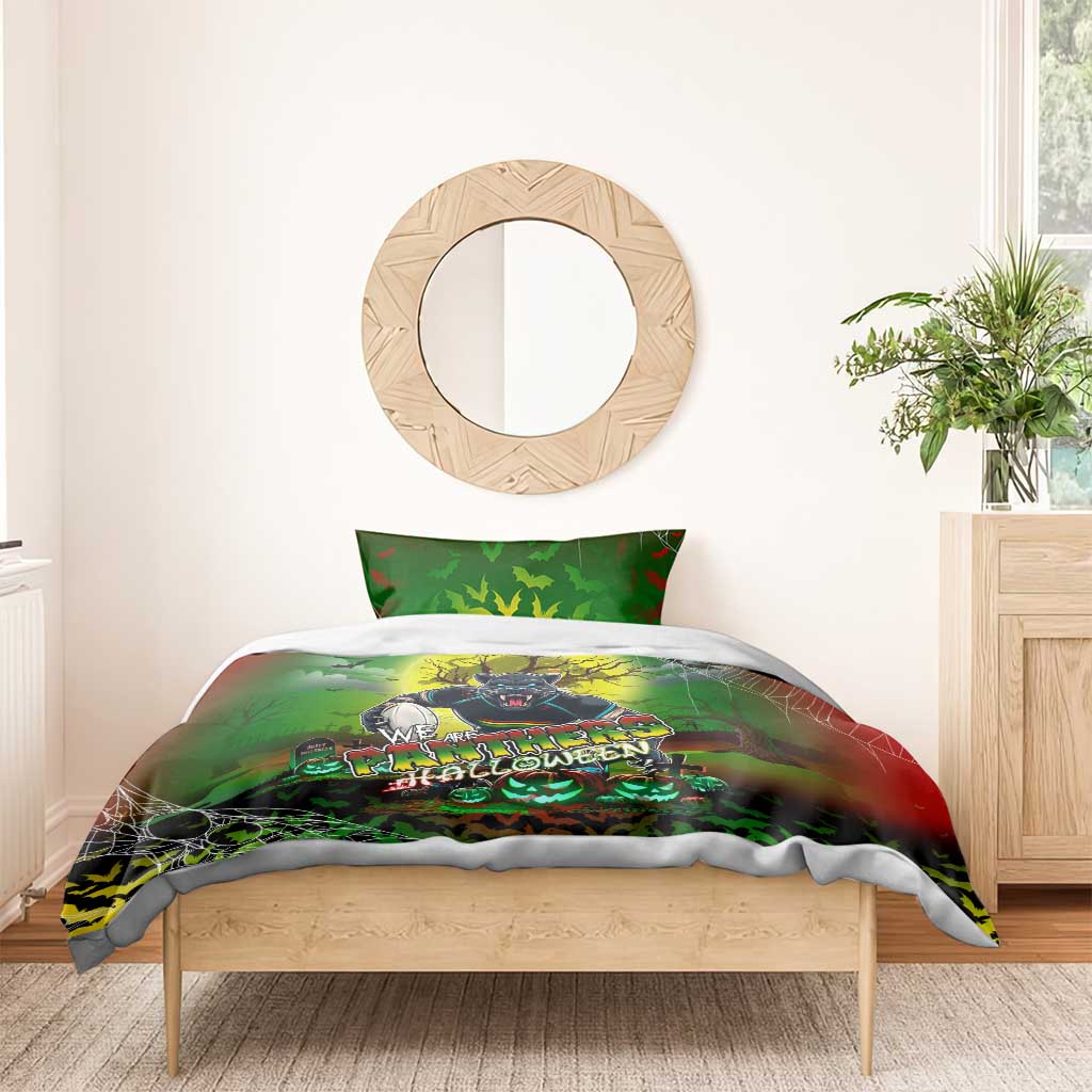 We Are Panthers Halloween Bedding Set Pumpkin Scary Spooky Season - Aussie Hoodie