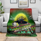 We Are Panthers Halloween Blanket Pumpkin Scary Spooky Season - Aussie Hoodie