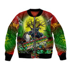 We Are Panthers Halloween Bomber Jacket Pumpkin Scary Spooky Season - Aussie Hoodie
