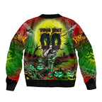 We Are Panthers Halloween Bomber Jacket Pumpkin Scary Spooky Season - Aussie Hoodie