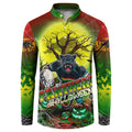 We Are Panthers Halloween Button Sweatshirt Pumpkin Scary Spooky Season - Aussie Hoodie