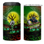 We Are Panthers Halloween 4 in 1 Can Cooler Tumbler Pumpkin Scary Spooky Season - Aussie Hoodie