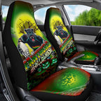 We Are Panthers Halloween Car Seat Cover Pumpkin Scary Spooky Season - Aussie Hoodie