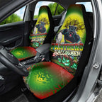 We Are Panthers Halloween Car Seat Cover Pumpkin Scary Spooky Season - Aussie Hoodie