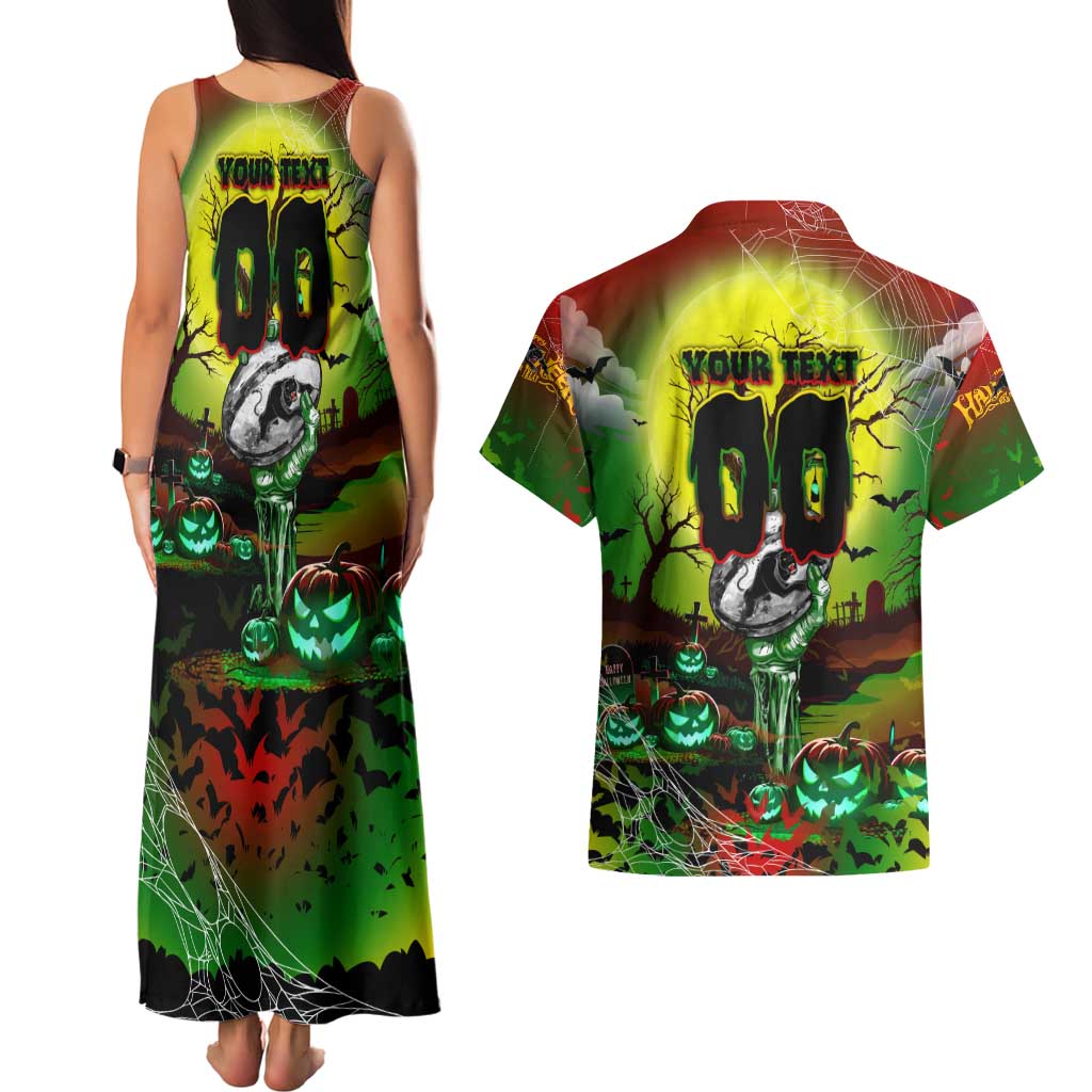 We Are Panthers Halloween Couples Matching Tank Maxi Dress and Hawaiian Shirt Pumpkin Scary Spooky Season - Aussie Hoodie