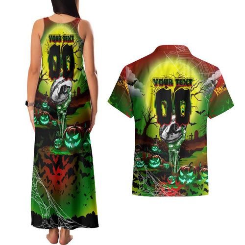 We Are Panthers Halloween Couples Matching Tank Maxi Dress and Hawaiian Shirt Pumpkin Scary Spooky Season - Aussie Hoodie