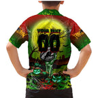 We Are Panthers Halloween Family Matching Mermaid Dress and Hawaiian Shirt Pumpkin Scary Spooky Season - Aussie Hoodie