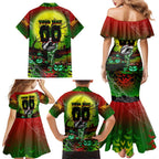 We Are Panthers Halloween Family Matching Mermaid Dress and Hawaiian Shirt Pumpkin Scary Spooky Season - Aussie Hoodie