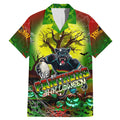 We Are Panthers Halloween Family Matching Mermaid Dress and Hawaiian Shirt Pumpkin Scary Spooky Season - Aussie Hoodie