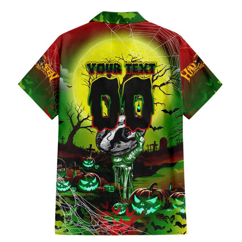 We Are Panthers Halloween Family Matching Mermaid Dress and Hawaiian Shirt Pumpkin Scary Spooky Season - Aussie Hoodie