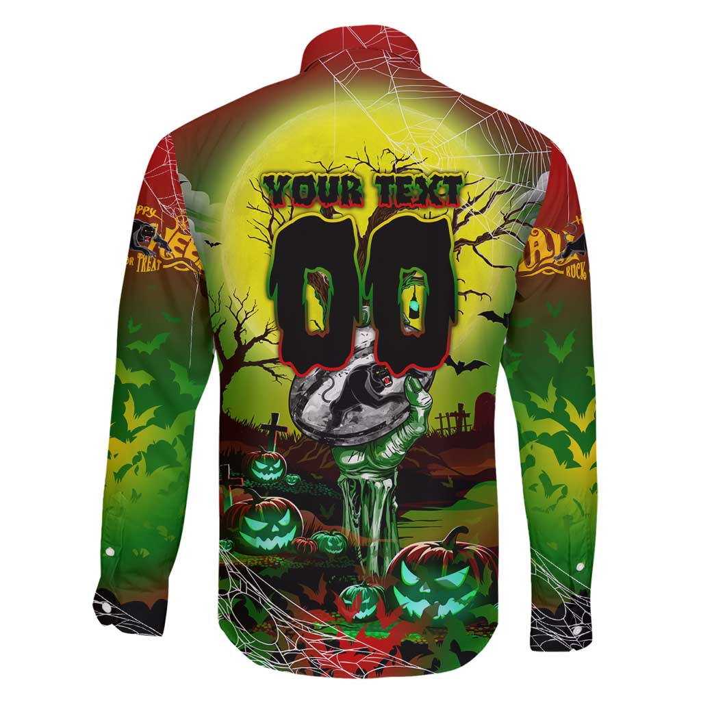 We Are Panthers Halloween Family Matching Mermaid Dress and Hawaiian Shirt Pumpkin Scary Spooky Season - Aussie Hoodie