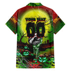 We Are Panthers Halloween Family Matching Off The Shoulder Long Sleeve Dress and Hawaiian Shirt Pumpkin Scary Spooky Season - Aussie Hoodie