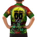 We Are Panthers Halloween Family Matching Off Shoulder Short Dress and Hawaiian Shirt Pumpkin Scary Spooky Season - Aussie Hoodie
