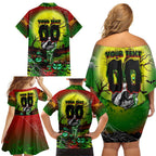 We Are Panthers Halloween Family Matching Off Shoulder Short Dress and Hawaiian Shirt Pumpkin Scary Spooky Season - Aussie Hoodie