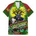 We Are Panthers Halloween Family Matching Off Shoulder Short Dress and Hawaiian Shirt Pumpkin Scary Spooky Season - Aussie Hoodie