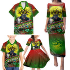 We Are Panthers Halloween Family Matching Puletasi and Hawaiian Shirt Pumpkin Scary Spooky Season - Aussie Hoodie