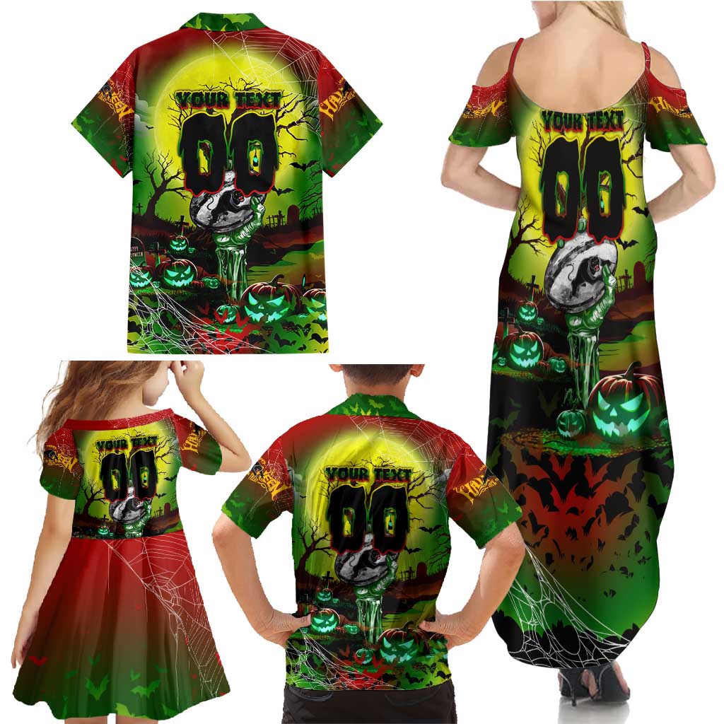 We Are Panthers Halloween Family Matching Summer Maxi Dress and Hawaiian Shirt Pumpkin Scary Spooky Season - Aussie Hoodie
