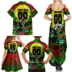 We Are Panthers Halloween Family Matching Summer Maxi Dress and Hawaiian Shirt Pumpkin Scary Spooky Season - Aussie Hoodie