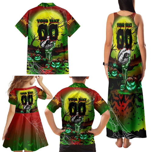 We Are Panthers Halloween Family Matching Tank Maxi Dress and Hawaiian Shirt Pumpkin Scary Spooky Season - Aussie Hoodie