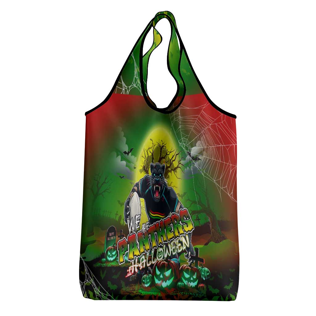 We Are Panthers Halloween Grocery Bag Pumpkin Scary Spooky Season - Aussie Hoodie