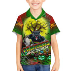 We Are Panthers Halloween Hawaiian Shirt Pumpkin Scary Spooky Season - Aussie Hoodie