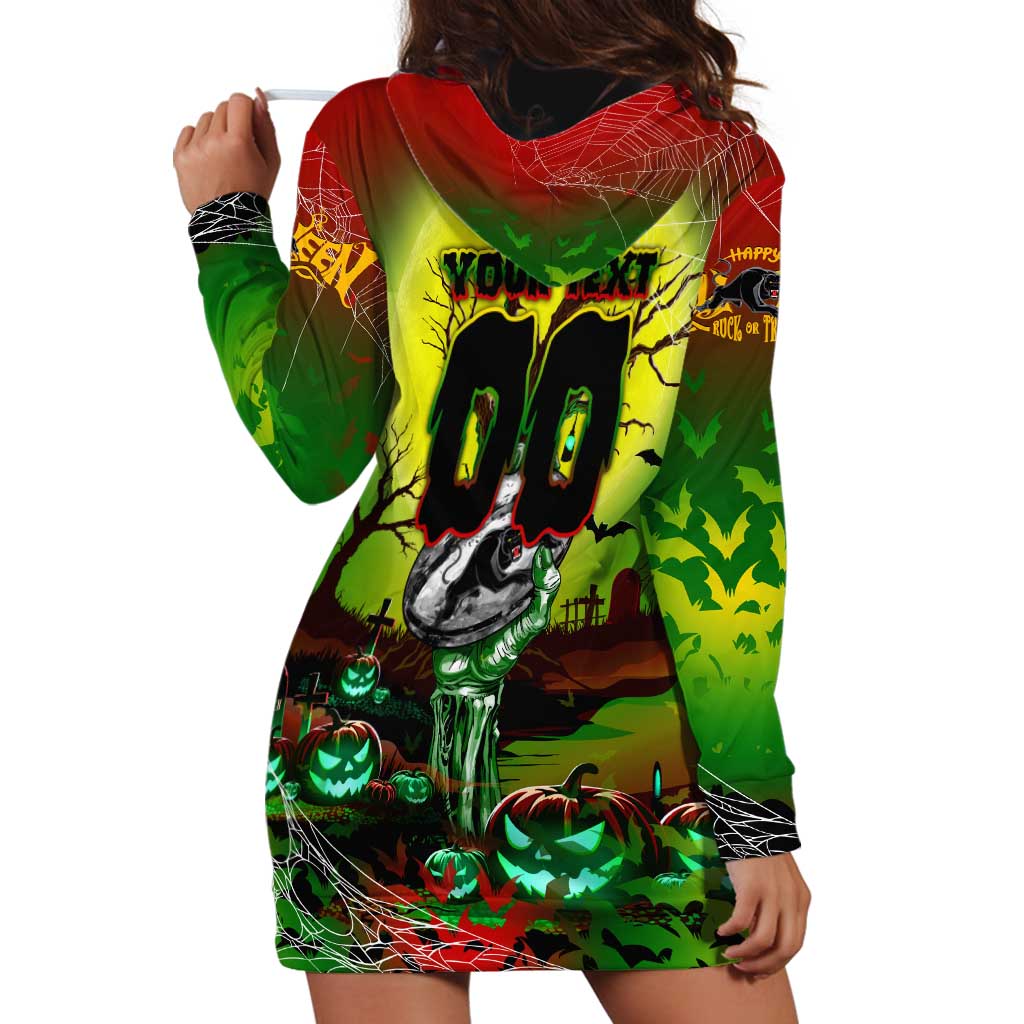 We Are Panthers Halloween Hoodie Dress Pumpkin Scary Spooky Season - Aussie Hoodie